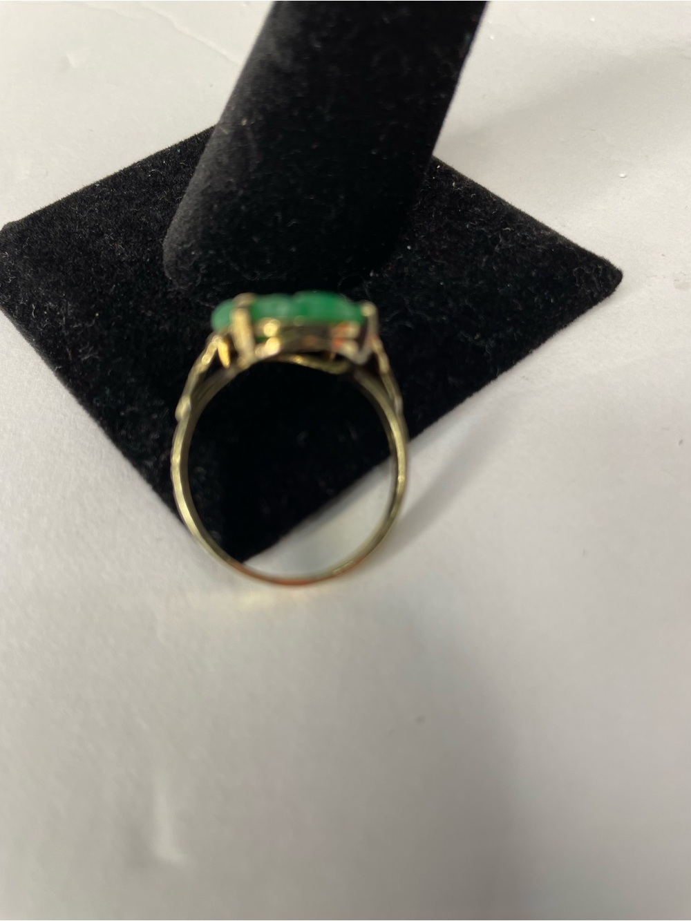 Vintage Jade 14K Ring Size 7.5 - Picture 10 of 10